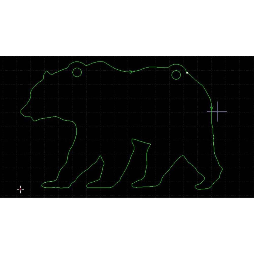 Tactical Scorpion Gear AR500 Steel Shooting Target Bear 14 x 9 x 3/8" Laser Cut Gong