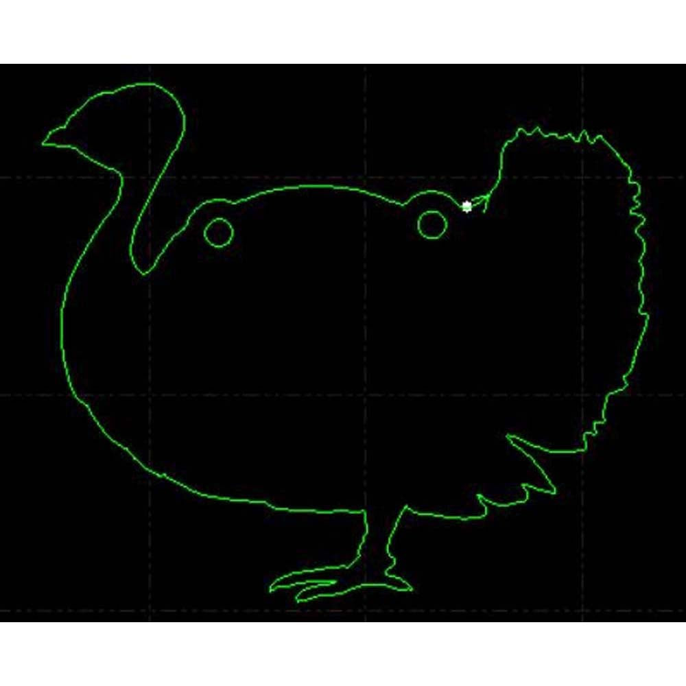 Tactical Scorpion Gear AR500 Steel Shooting Target Turkey 12 x 14 x 3/8 laser cut