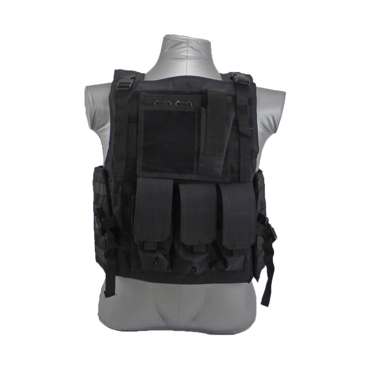 Tactical Scorpion Gear - Bearcat MOLLE Plate Carrier Vest – Black