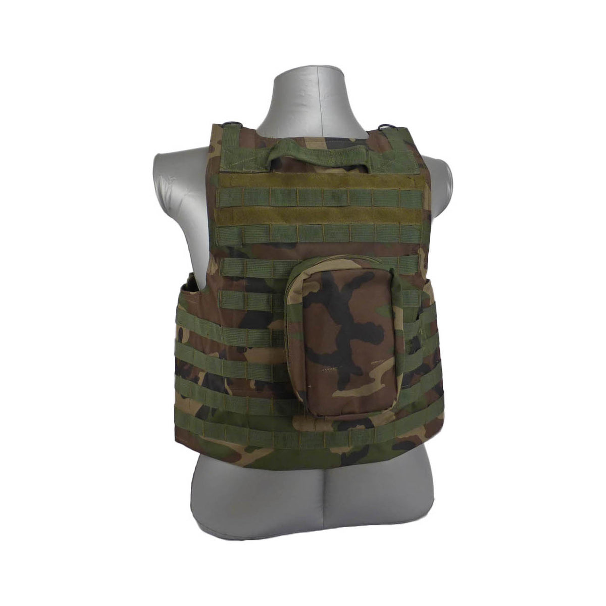 Tactical Scorpion Gear - Bearcat MOLLE Plate Carrier Vest – Woodland
