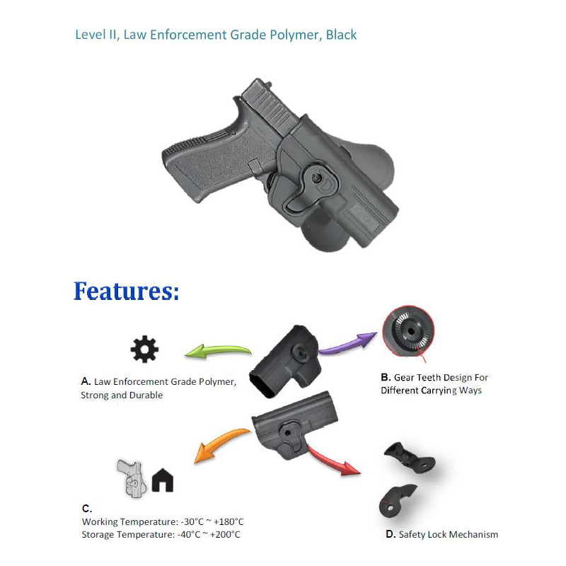 Tactical Scorpion Gear - Convertible Removable Cover Handcuff Polymer Paddle Pouch