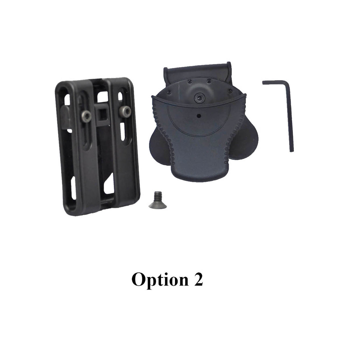 Tactical Scorpion Gear - Convertible Removable Cover Handcuff Polymer Paddle Pouch