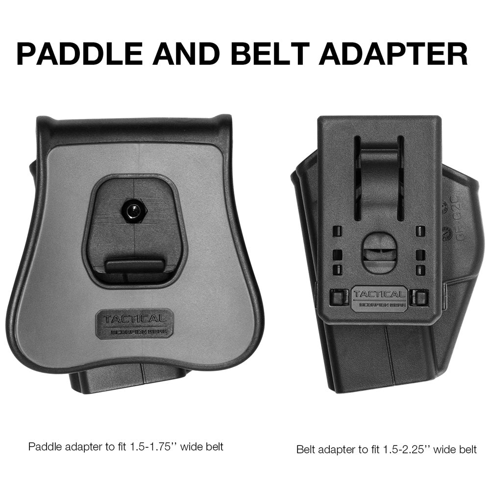 Tactical Scorpion Gear - Fits Ruger LC9 LC9s LC380 Level II Paddle Holster