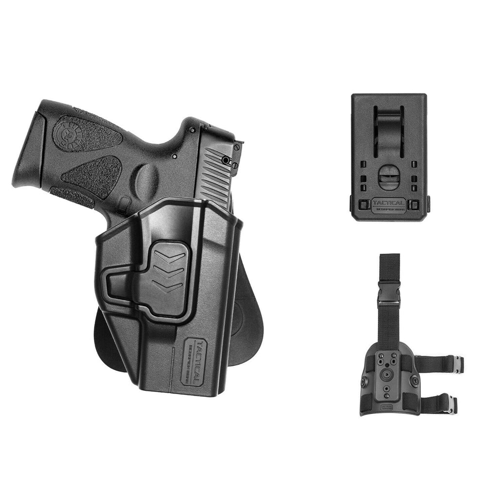 Tactical Scorpion Gear - Fits Springfield 45 .40 9 Level II Retention Paddle Holster