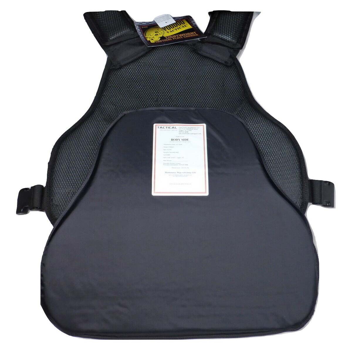Tactical Scorpion Gear - For Voodoo Tactical 20-0096 Vest Carrier IIIA 3A Soft Body Armor Plate Inserts