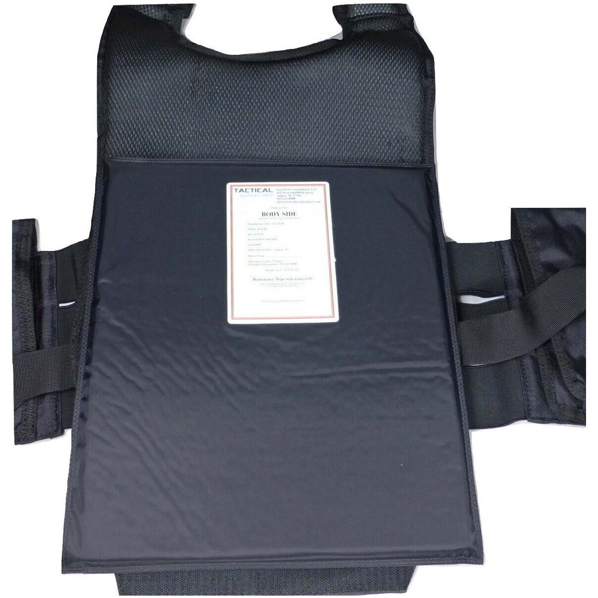 Tactical Scorpion Gear - For Voodoo Tactical 20-0096 Vest Carrier IIIA 3A Soft Body Armor Plate Inserts