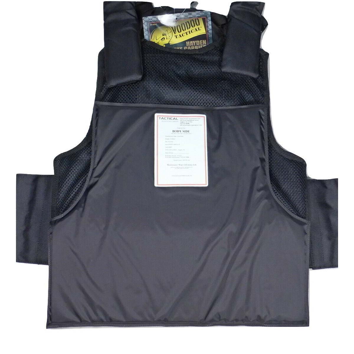 Tactical Scorpion Gear - For Voodoo Tactical 20-0097 Vest Carrier IIIA 3A Soft Body Armor Plate Inserts