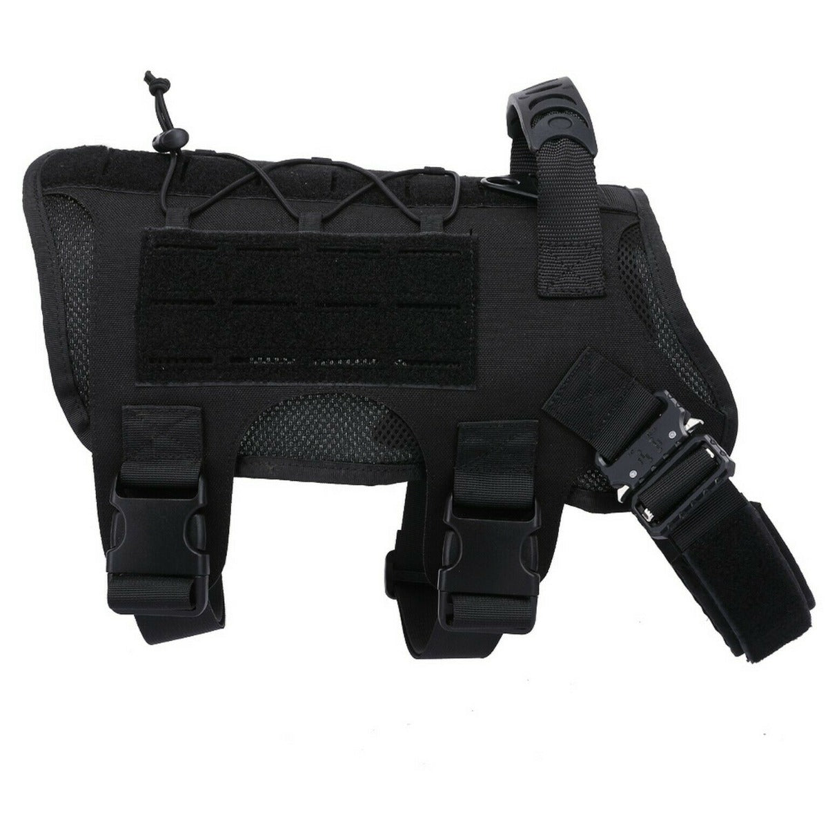 Tactical Scorpion Gear - Laser Cut Dog Training Vest Harness K9 Camo MOLLE D6