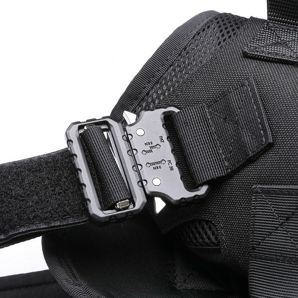 Tactical Scorpion Gear - Laser Cut Dog Training Vest Harness K9 Camo MOLLE D6
