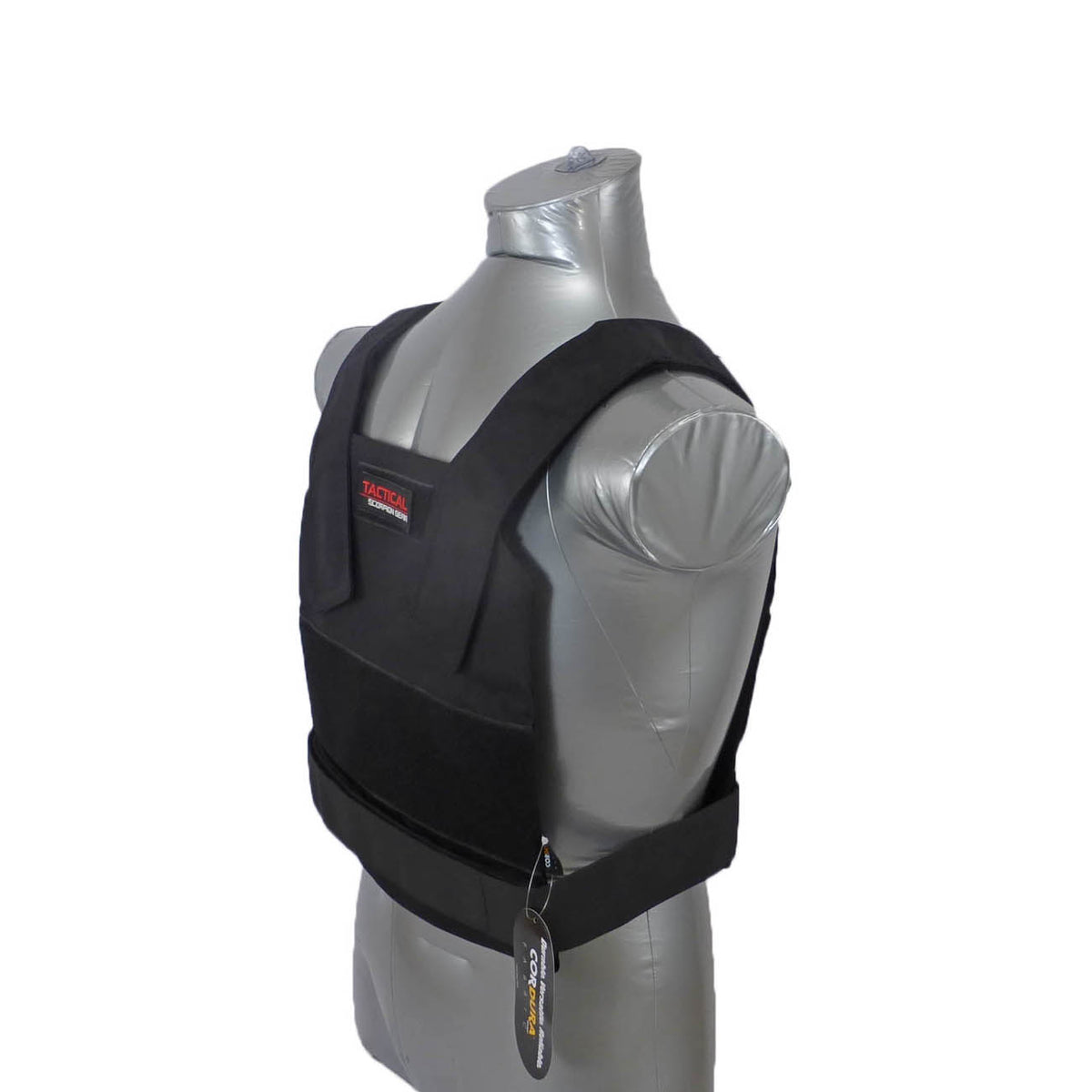 Tactical Scorpion Gear - Level III+ / AR500 Body Armor Concealed 11 x 14 Bobcat Vest – Black