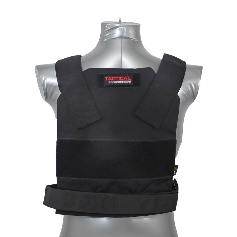 Tactical Scorpion Gear - Level III+ / AR500 Body Armor Concealed 11 x 14 Bobcat Vest – Black