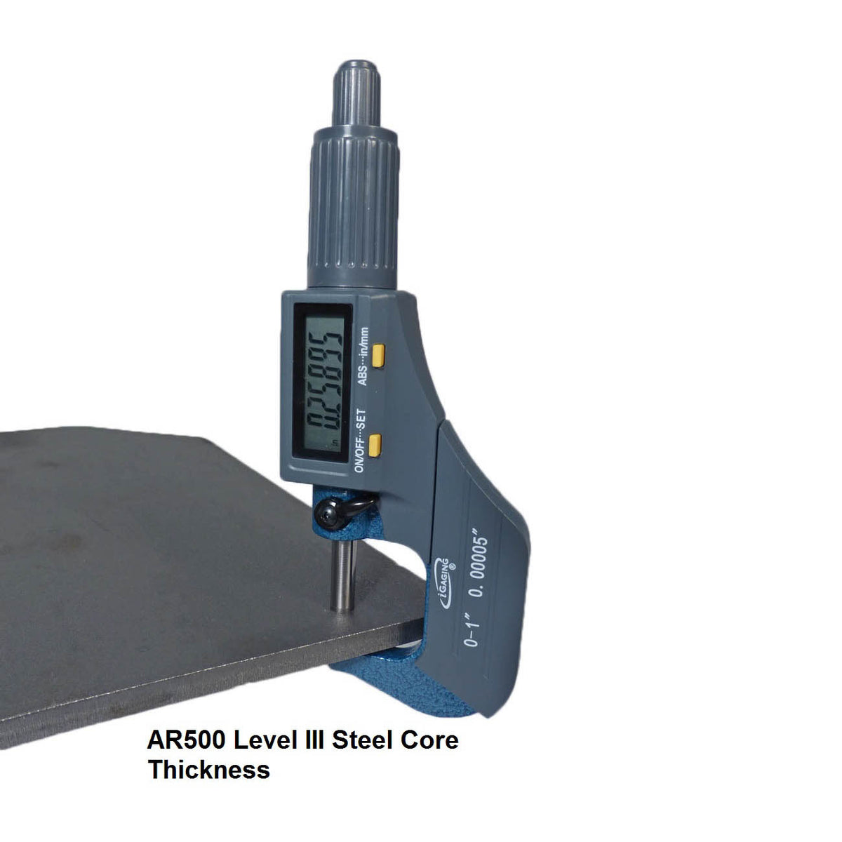 Tactical Scorpion Gear - Level III AR500 / Lightweight Level III+ Steel Body Armor 10" x 12" Plate