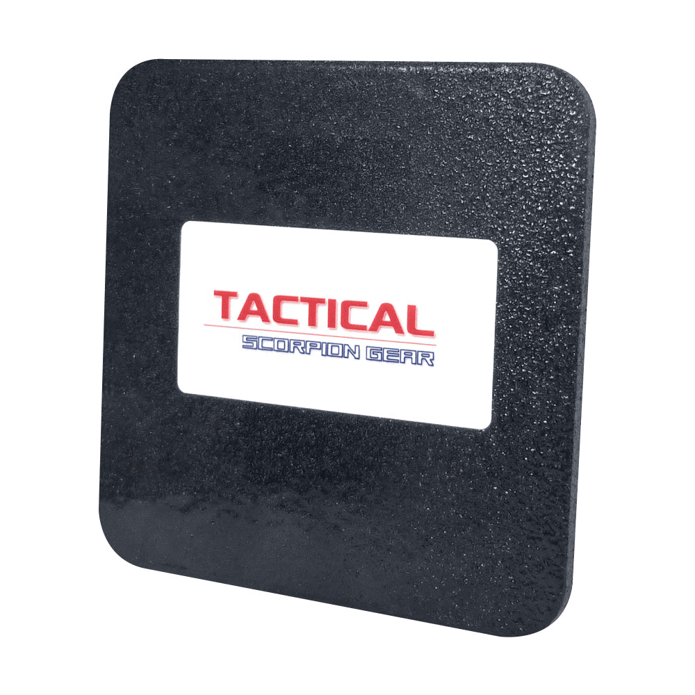 Tactical Scorpion Gear - Level III AR500 / Lightweight Level III+ Steel Body Armor 6" x 6" Plate