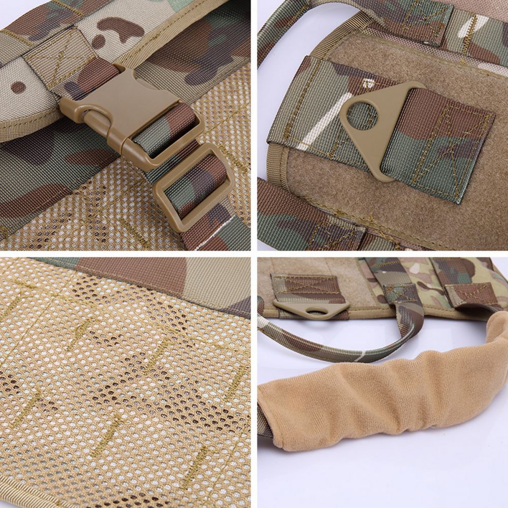 Tactical Scorpion Gear - Level IIIA Dog Body Armor Canine K9 Police Vest Harness D5