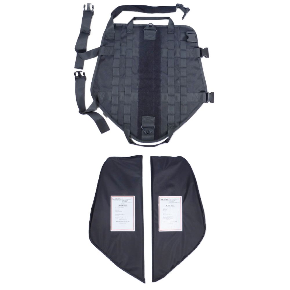 Tactical Scorpion Gear - Level IIIA Dog Body Armor Canine K9 Police Vest Harness D5