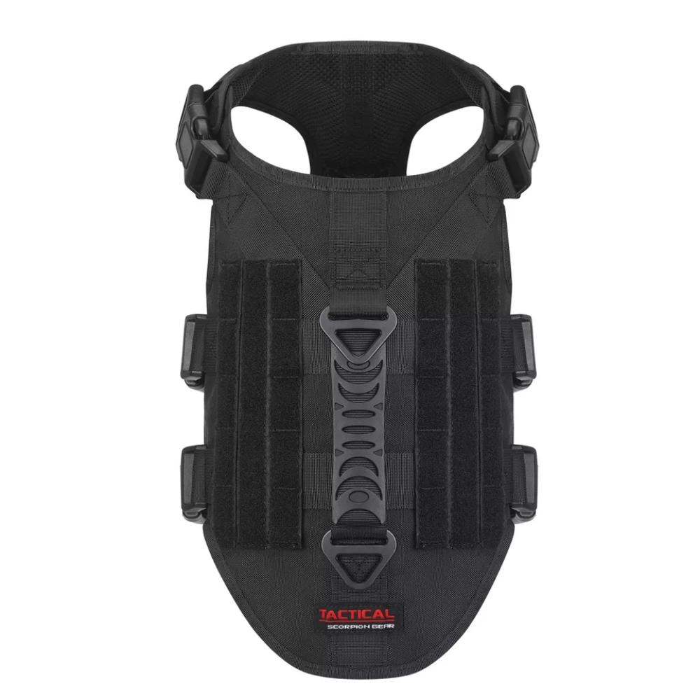 Tactical Scorpion Gear Level IIIA Dog Soft Body Armor Canine K9 Vest Harness D10