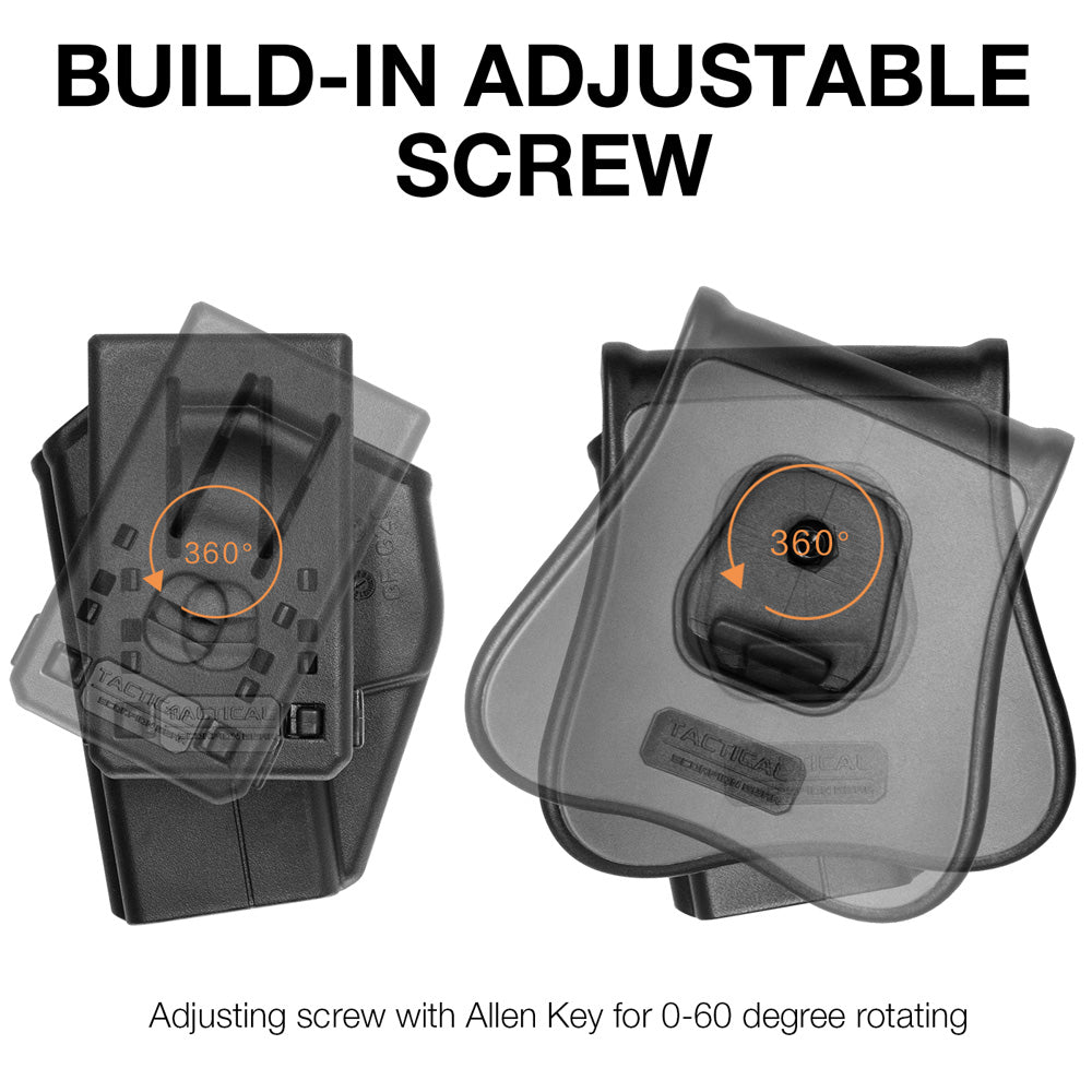 Tactical Scorpion Gear Level II Paddle Holster fits: SCCY CPX1 CPX2