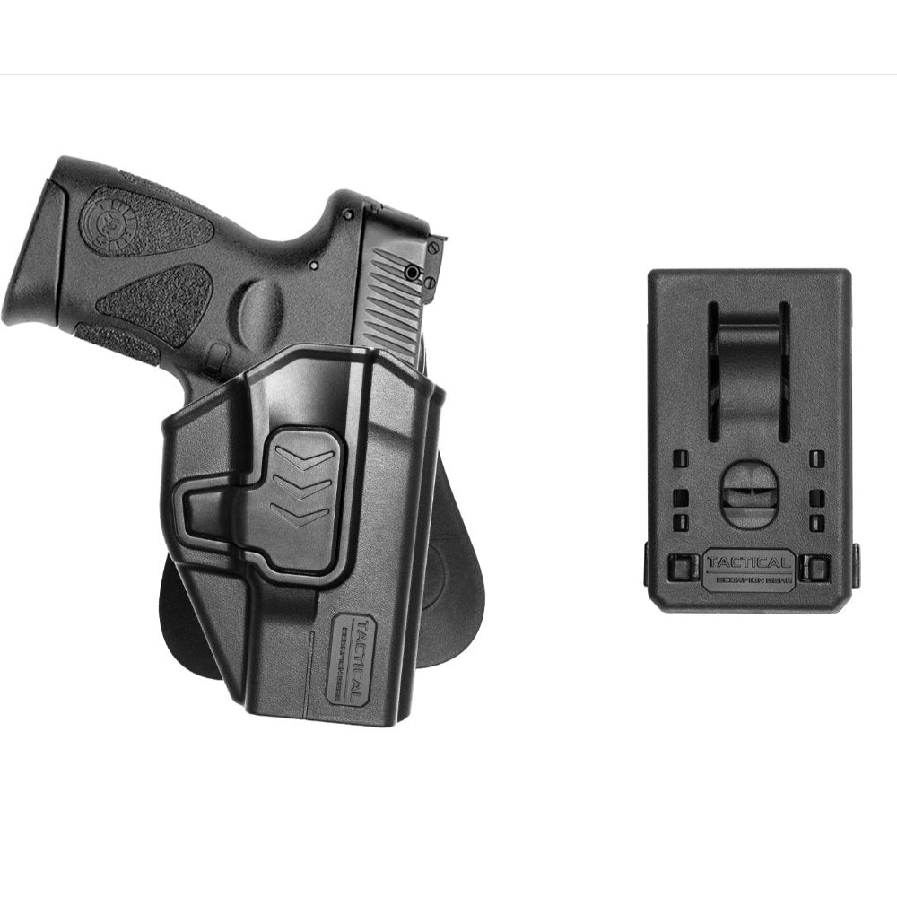 Tactical Scorpion Gear Level II Polymer Paddle LH Holster fits: Glock 43x, 43