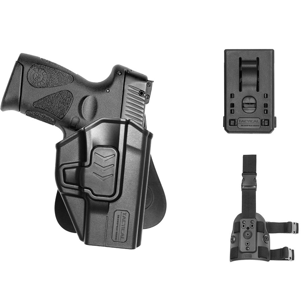 Tactical Scorpion Gear LH Paddle Holster fits: Taurus Millennium G2 PT111 PT132 PT138 PT140 G2c G3c