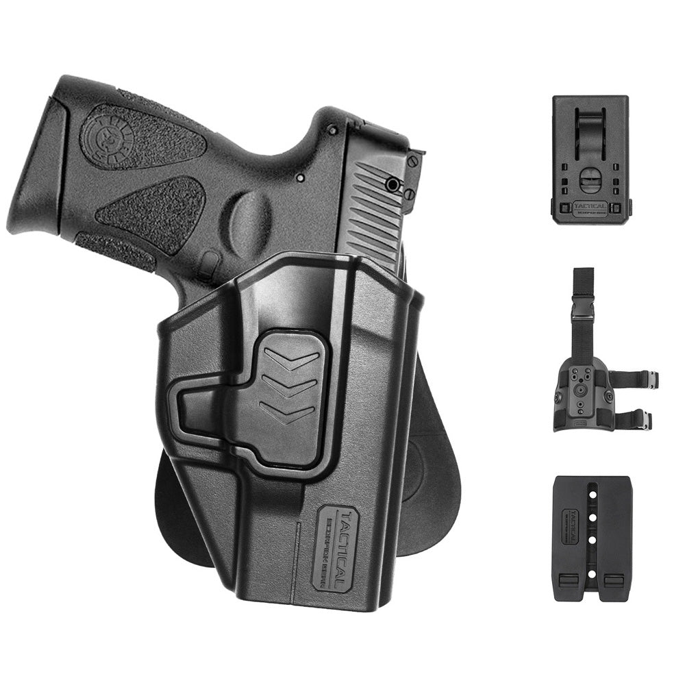 Tactical Scorpion Gear LH Paddle Holster fits: Taurus Millennium G2 PT111 PT132 PT138 PT140 G2c G3c