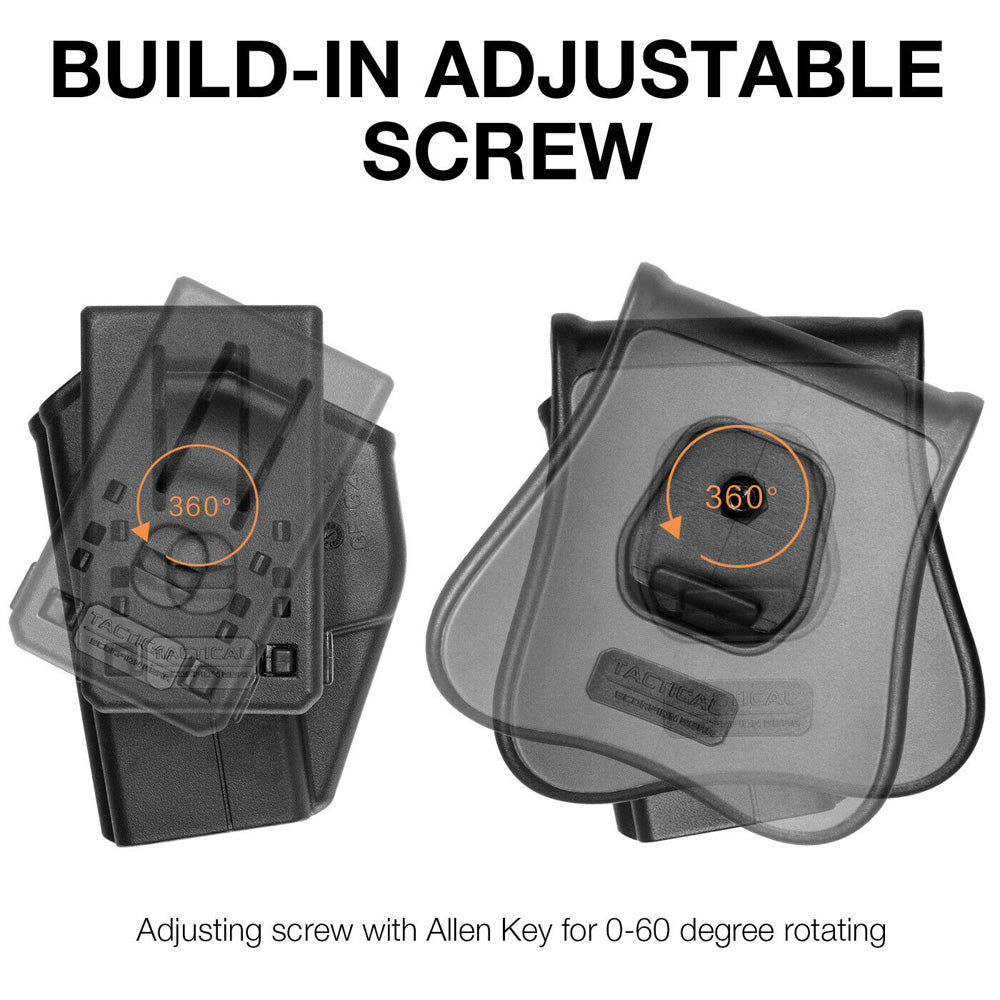 Tactical Scorpion Gear LH Paddle Holster fits: Taurus Millennium G2 PT111 PT132 PT138 PT140 G2c G3c