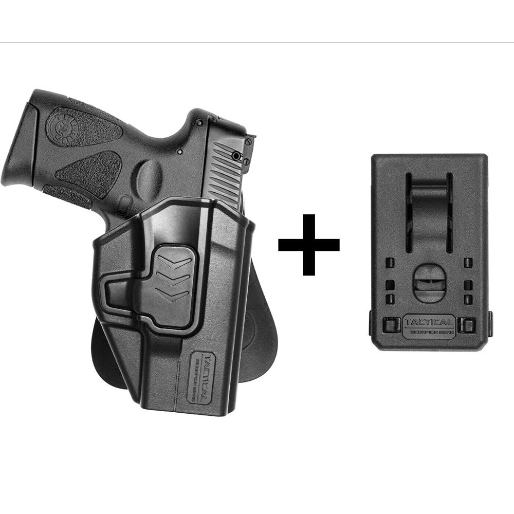 Tactical Scorpion Gear LH Paddle Holster fits: Taurus Millennium G2 PT111 PT132 PT138 PT140 G2c G3c