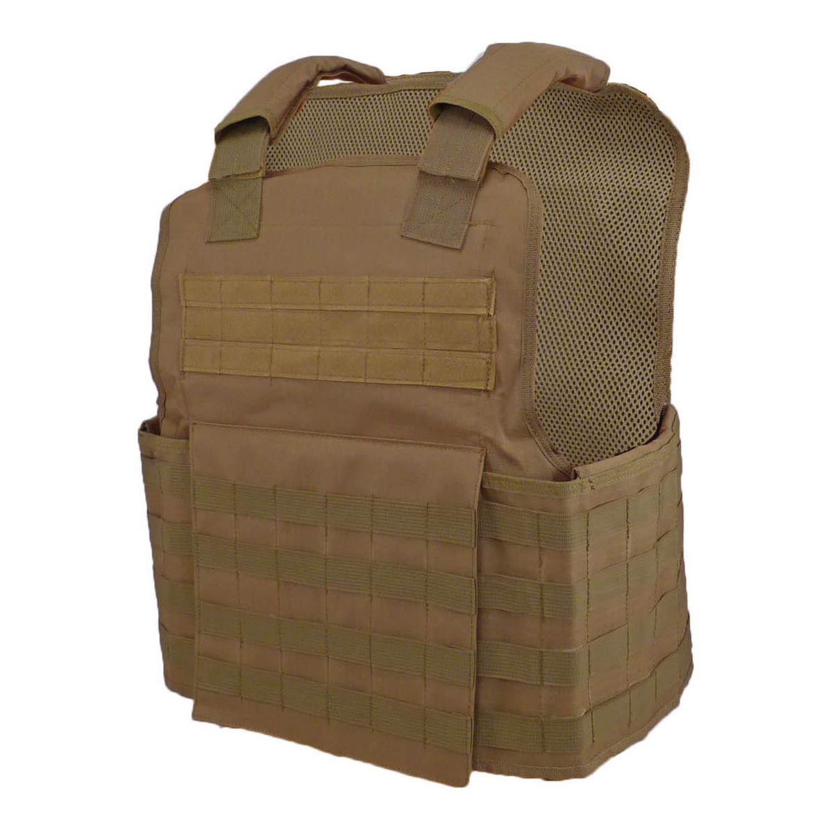 Tactical Scorpion Gear - Muircat MOLLE Plate Carrier Vest 11x14 – Coyote Brown