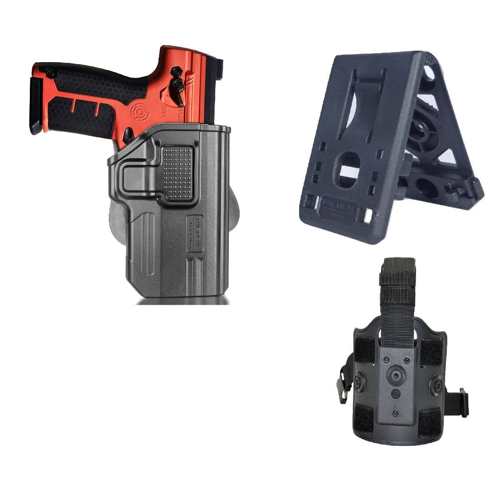 Tactical Scorpion Gear Polymer Paddle Level II Holster Fits Byrna SD and XL