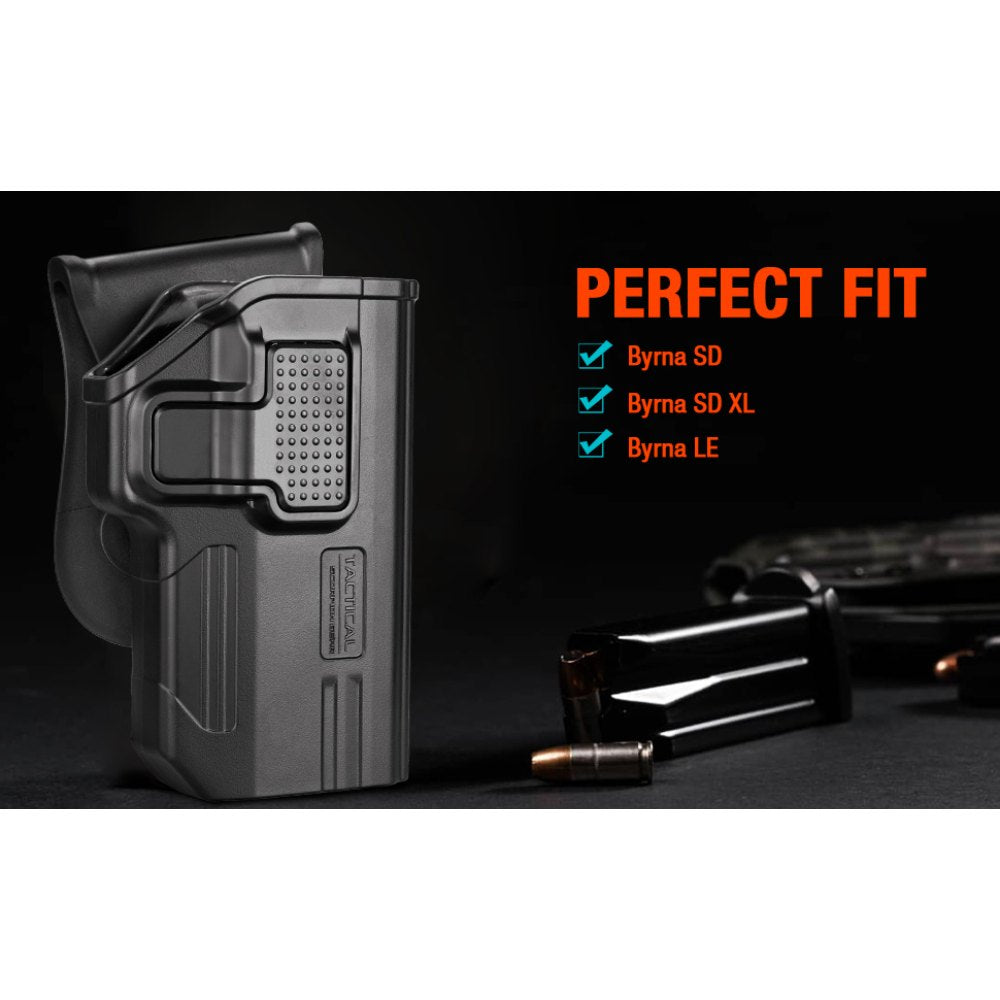 Tactical Scorpion Gear Polymer Paddle Level II Holster Fits Byrna SD and XL