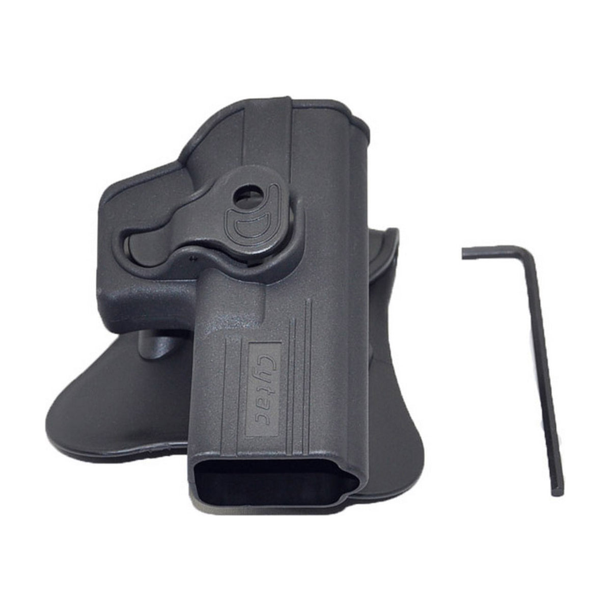 Tactical Scorpion Gear - Ruger LC9 With Crimson Laser Modular Level II Retention Polymer Paddle Holster