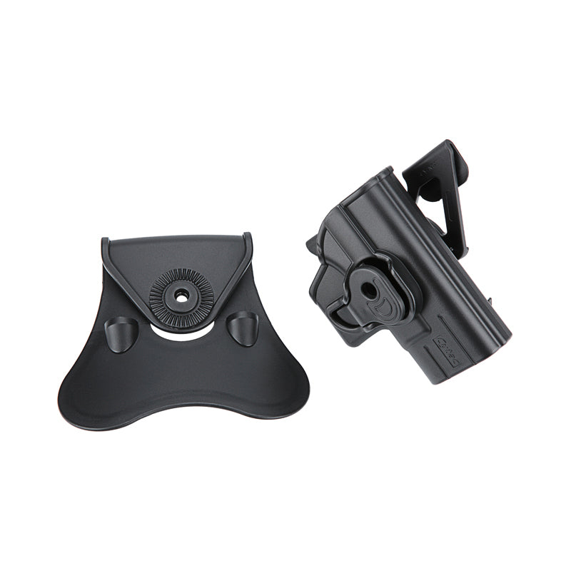 Tactical Scorpion Gear - Ruger LC9 With Crimson Laser Modular Level II Retention Polymer Paddle Holster