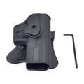Tactical Scorpion Gear - Ruger LC9 With Crimson Laser Modular Level II Retention Polymer Paddle Holster