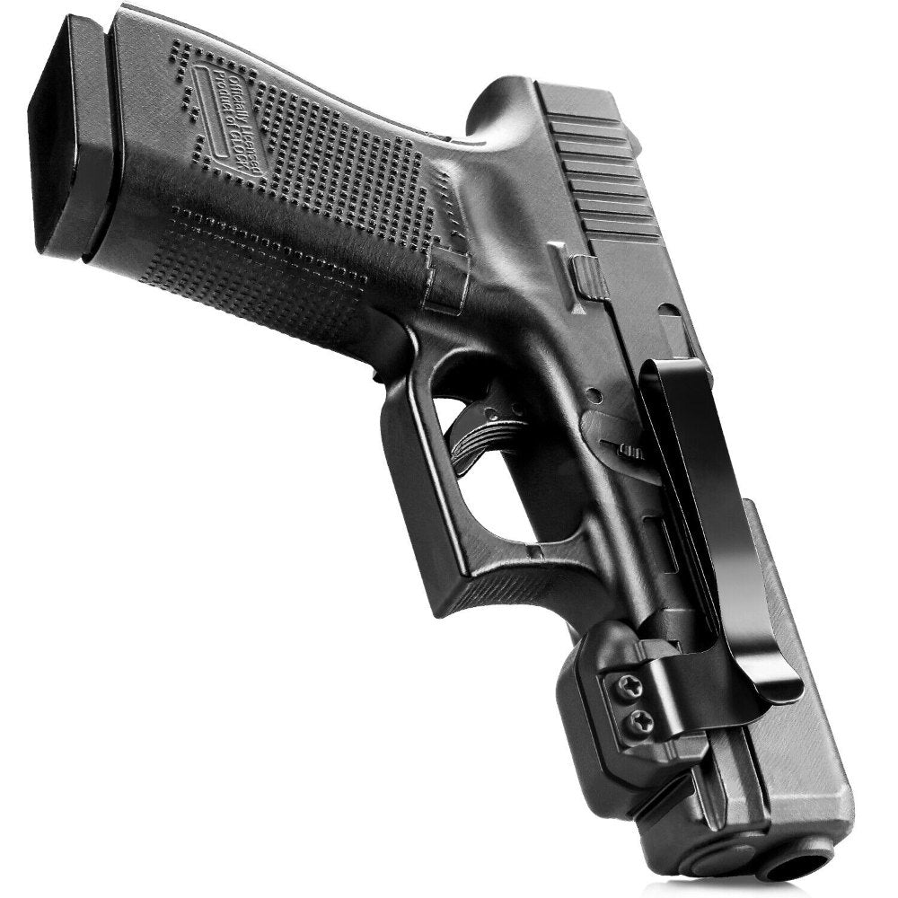 Tactical Scorpion Universal Rail Gun Clip, Low Profile Concealed Carry Gun Clip