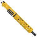 AR15 .223/5.56 Pistol Upper Assembly 10" Quadrail Handguard Complete w/ Charging Handle - Gold