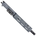 AR15 .223/5.56 Pistol Upper Assembly 10" Quadrail Handguard Complete w/ Charging Handle - Sniper Grey