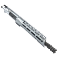 AR15 .223/5.56 Pistol Upper Assembly 10" Barrel Custom 10" Slanted MLOK Handguard Complete w/ Charging Handle - Tungsten Gray