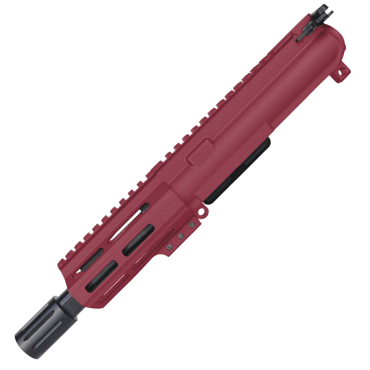 AR15 Micro Pistol Build Kit 556 NATO 5" Barrel 4" M-Lok Handguard - Cranberry Frost