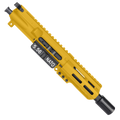 AR15 .223/5.56 Micro Pistol Upper Assembly 5" Barrel MLOK Handguard w/ Charging Handle - Gold