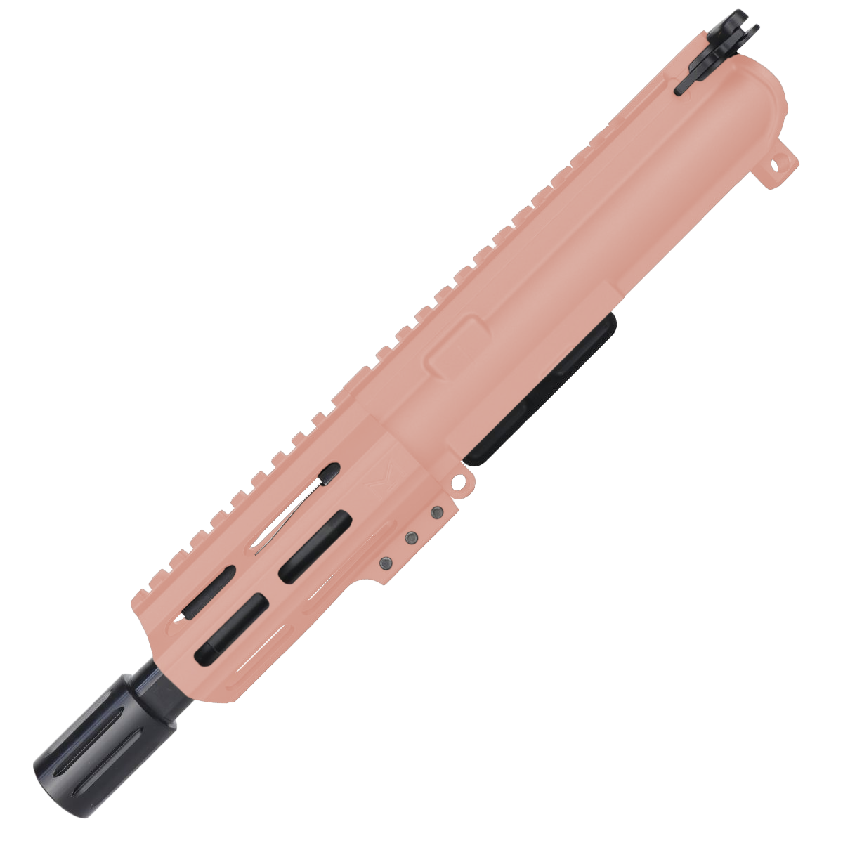 AR15 Micro Pistol Build Kit 556 NATO 5" Barrel 4" M-Lok Handguard - Rose Gold