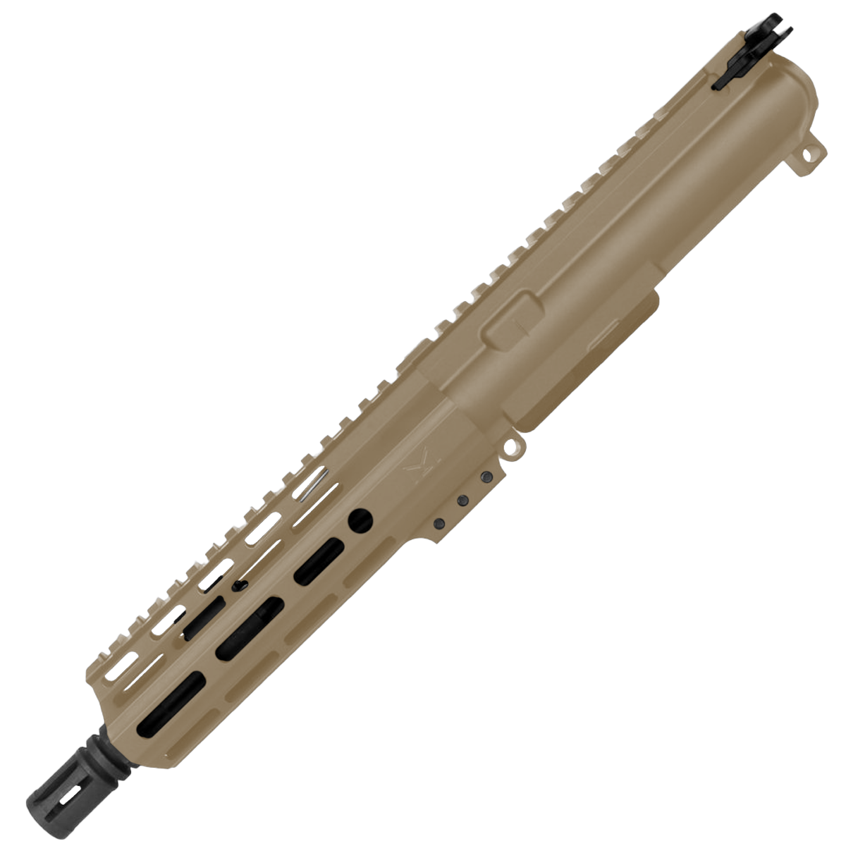 AR15 .223/5.56 Pistol Upper Assembly 7.5' Barrel MLOK Handguard Complete w/ Charging Handle - Flat Dark Earth