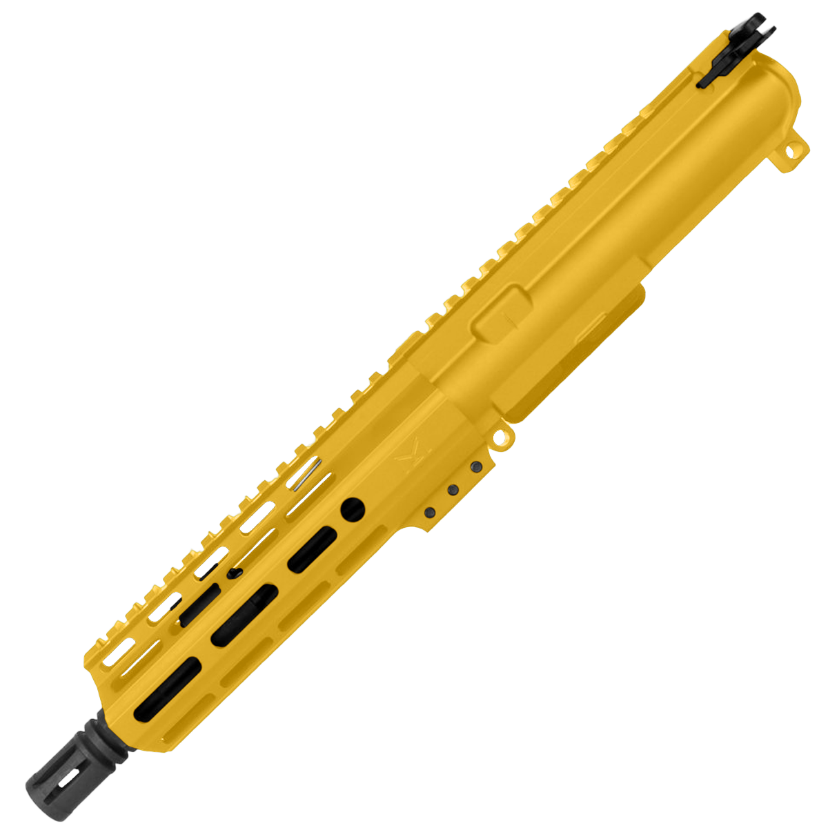 AR15 .223/5.56 Pistol Upper Assembly 7.5' Barrel MLOK Handguard Complete w/ Charging Handle - Gold