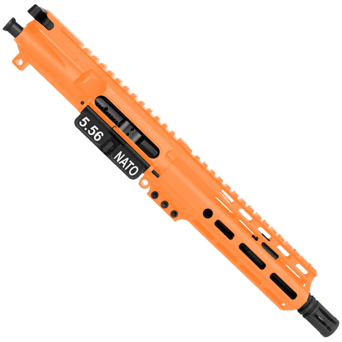 AR15 .223/5.56 Pistol Upper Assembly 7.5' Barrel MLOK Handguard Complete w/ Charging Handle - Tequila Sunrise Orange
