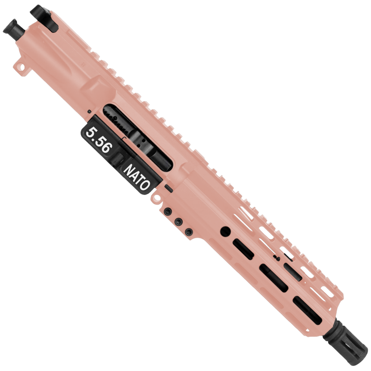 AR15 .223/5.56 Pistol Upper Assembly 7.5' Barrel MLOK Handguard Complete w/ Charging Handle - Rose Gold