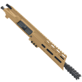 AR15 .223/5.56 Pistol Upper Assembly 7" Barrel Custom 7" Slanted MLOK Handguard Complete w/ Charging Handle - Burnt Bronze