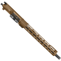 AR-15 .223 5.56 Complete Upper Build Assembly 16" Barrel 15" Lightweight Hybrid MLOK Handguard -Burnt Bronze