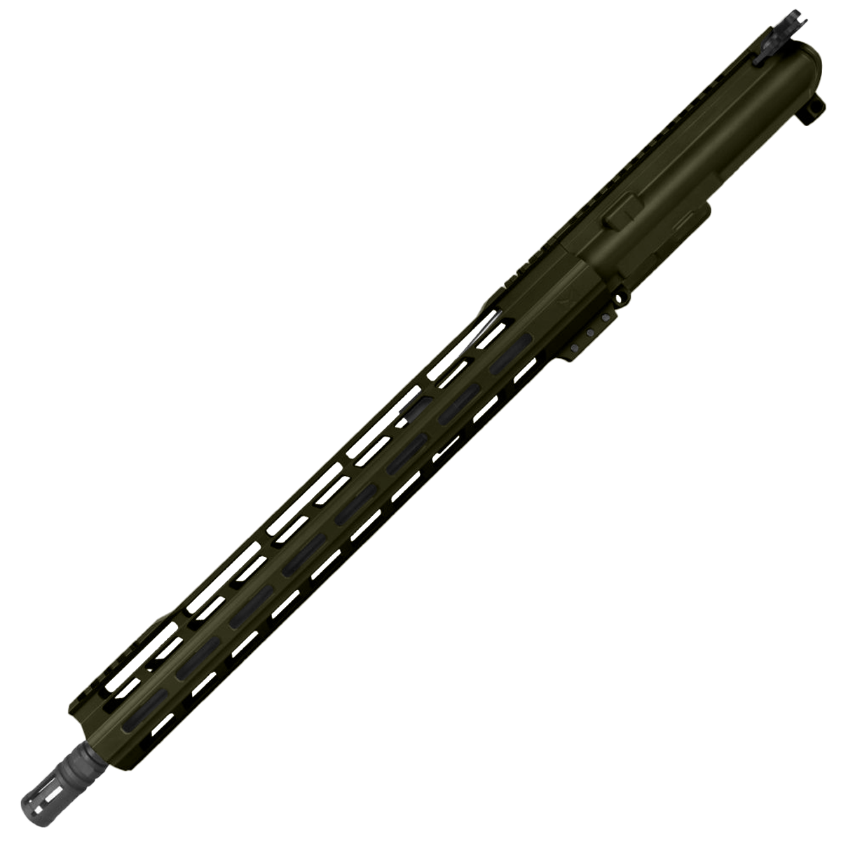 AR-15 .223 5.56 Complete Upper Build Assembly 16" Barrel 15" Lightweight Hybrid MLOK Handguard - Magpul ODG