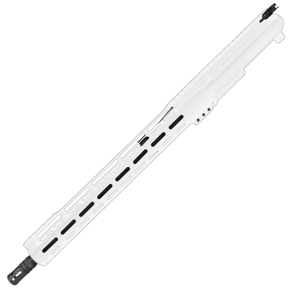 AR-15 Rifle Build Kit .223/556 NATO 16" Barrel 15" M-Lok Handguard - White