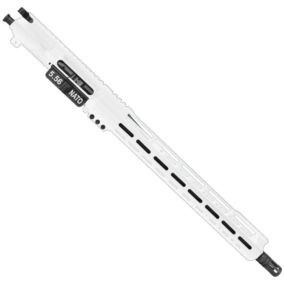 AR-15 Rifle Build Kit .223/556 NATO 16" Barrel 15" M-Lok Handguard - White