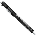 AR-15 .223 5.56 Two-Tone Complete Upper Build Assembly 16" Barrel 15" Lightweight Hybrid MLOK Handguard - Black and Tungsten Gray