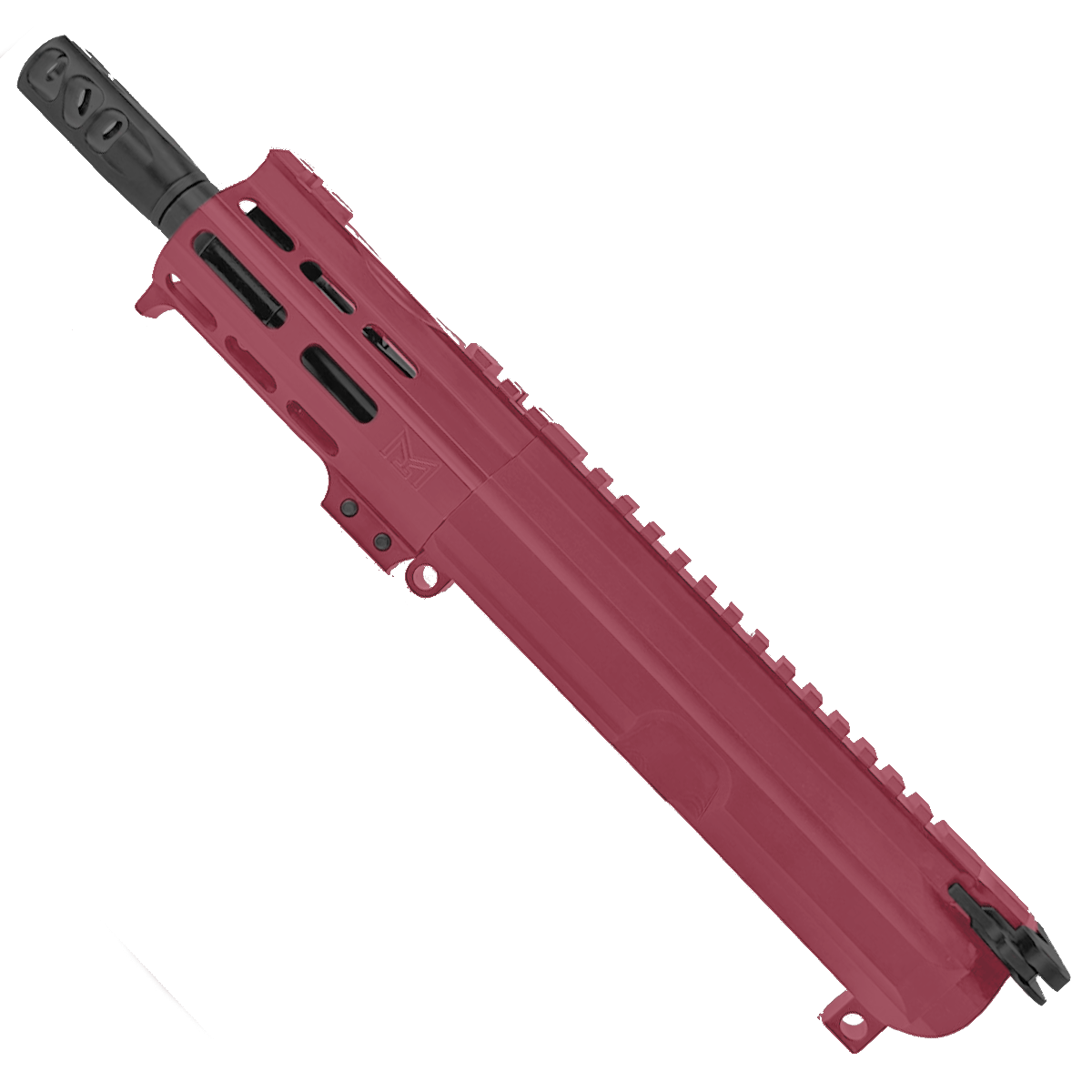AR15 .223/5.56 Micro Pistol Upper Assembly 5" Barrel Custom 4" MLOK Handguard - Cranberry Frost